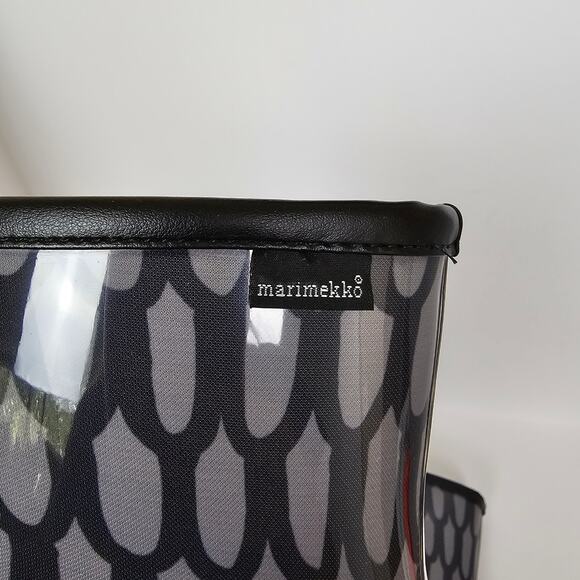 Marimekko 7.5 Rain Boots Abstract Rubber Ankle Chelsea Heel EU 38 - Picture 6 of 13